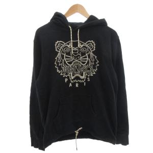 TIGER HOODIE パーカー フーディ XL 黒 ブラック 長袖 /FF GY60