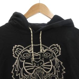 KENZO TIGER HOODIE パーカー フーディ XL 黒 ブラック 長袖 /FF GY60