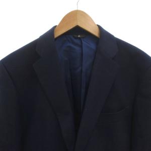LANVIN テーラードジャケット ウール 175 紺 ネイビー ノッチドラペル /FF GY60