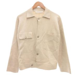美品 ジャケット ニット F アイボリー /NL GY59