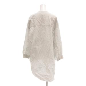 GALERIE VIE 美品 シャツ ブラウス 36 長袖 カットオフ ストライプ グレー /AE GY59