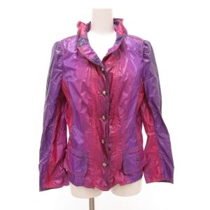 GK ジャケット ブルゾン ショールカラー グラデーション 11 紫 パープル /JS GY59