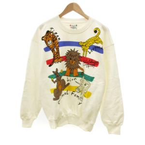 トップス トレーナー プリント アニマル 3 白 ホワイト /JS GY59