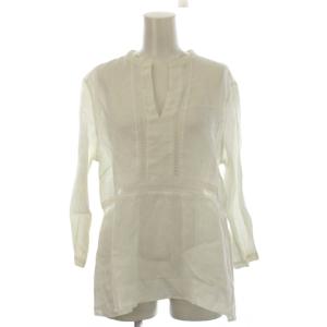 タグ付き シャツ ブラウス 七分袖 40 白 ホワイト /LPGY58