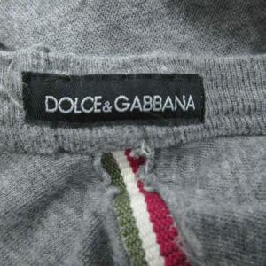 DOLCE&GABBANA Tシャツ カットソー グレー 半袖 ラウンドネック /SM52 GY58