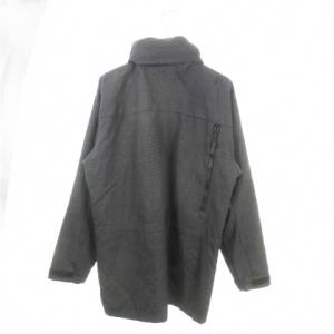 JOURNAL STANDARD BY JOURNAL STANDARD ジャケット L 黒 ブラック フード収納 織り柄 スタンドカラー