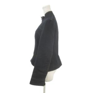 LANVIN COLLECTION ジャケット デニム ジップアップ スタンドカラー 紺 ネイビー /AH7 GY58