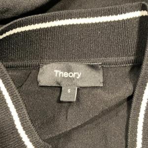 Theory ジップアップジャケット 長袖 S 黒 ブラック GY58