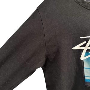 STUSSY スウェット 長袖 ロゴ グラフィック L 黒 ブラック GY58