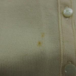 BURBERRY BLUE LABEL ニットカーディガン 38 M アイボリー 長袖 ラウンドネック ロゴ刺繍 /HO38 GY61