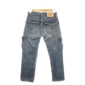 Levi's 505-03 ジーンズ W30 L33 ブルー インディゴ ウォッシュ加工