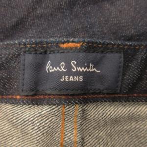 Paul Smith JEANS デニム ジーンズ M 紺 ネイビー インディゴ 無地 ステッチデザイン /MN22 GY61