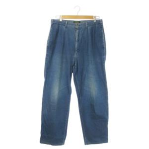 ヴィンテージ POLO COUNTRY ポロカントリー デニム パンツ ジーンズ ツータック 86 青