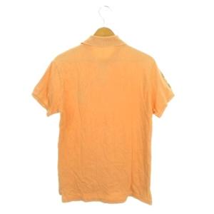 Polo by Ralph Lauren ポロシャツ ビッグポニー M SLIM FIT オレンジ 半袖 ポロプレイヤーロゴ刺繍 数字アップリケ
