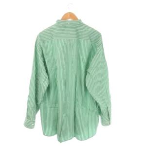 Brooks Brothers シャツ XL 緑 グリーン ストライプ柄 ボタンダウンカラー 長袖 /CK18 GY61