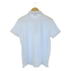 LACOSTE ポロシャツ US M SLIM FIT 青 サックス 無地 ポロシャツ襟 半袖 /CK25 GY61