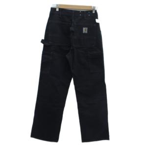 Carhartt ペインターワークパンツ W30 L34 黒 ブラック 無地 ツールポケット ロング丈 /YS10 GY61