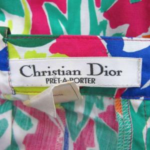 Christian Dior スカーチョ ガウチョパンツ ワイドパンツ 七分丈 総柄 L マルチカラー /SM18 GY61