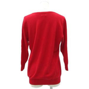 23区 ニット セーター カシミヤ 46 XL 赤 レッド 長袖 /SM24 GY61