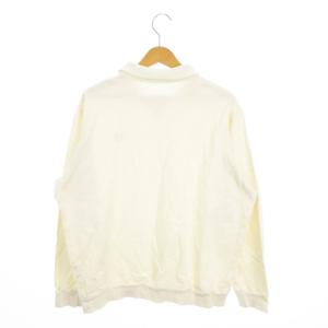FRED PERRY フッドボールカラーシャツ L ベージュ 長袖 プルオーバー ロゴ刺繍 /MN17 GY61