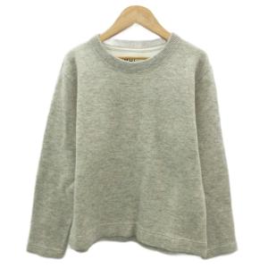 ニット セーター 2 M ベージュ 無地 ラウンドネック 長袖 /SY12 GY61
