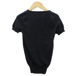 DOLCE&GABBANA サマーニット カットソー 42 L 黒 半袖 /SY14 GY61