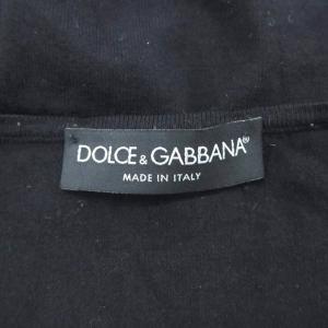 DOLCE&GABBANA サマーニット カットソー 42 L 黒 半袖 /SY14 GY61