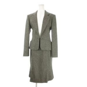 セットアップ スーツ テーラードジャケット タイトスカート ツイード 11 グレー /CK1 GY61