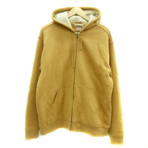 ジャケット パーカー ミドル丈 オレンジ ジップアップ 裏ボア /HO19 GY61