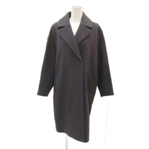 チェスターコート ロング丈 38 M ブラウン 無地 18-020-900-5500-30 /SY28