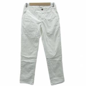 ストレートパンツ アンクル丈 30インチ 白 ホワイト 314X0 /SM26 GY61