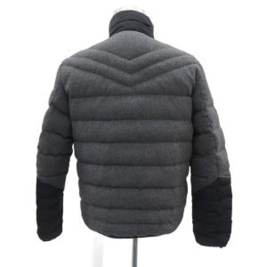 DIESEL ダウンジャケット ミドル丈 XL ダークグレー スタンドカラー 切替 /MA2 GY61