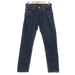 カモメペイント デニムパンツ ジーンズ 31×35 インディゴブルー ボタンフライ /UO GY61