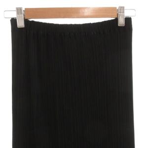 ISSEY MIYAKE プリーツスカート ロング マキシ タイト イージー ゴムウエスト S 黒 ブラック /FF GY61