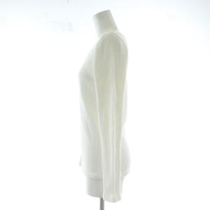 BEAUTY&YOUTH UNITED ARROWS カットソー 白 オフホワイト リブ編み ラウンドネック 長袖 /GR GY58