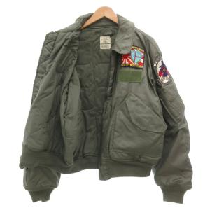 ALPHA INDUSTRIES 90s CPU-45/P フライトジャケット ブルゾン X-LARGE ミリタリー ワッペン GY61