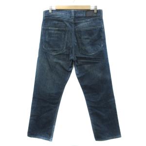STUSSY GARMENT CO. デニムパンツ ジーンズ  W32 L31 紺 ネイビー ウォッシュ加工 ロング丈