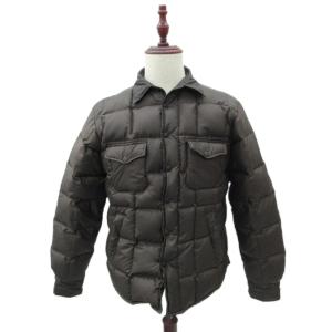 ダウンジャケット M 茶 ブラウン ミドル丈 /YS8 GY61