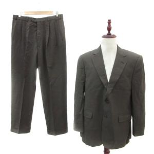 346 スーツ セットアップ 上下 テーラードジャケット シングルボタン 総裏地 ミドル丈 スラックスパンツ
