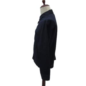 Polo by Ralph Lauren カバーオール ブルゾンジャケット 紺 ネイビー ジップアップ ロゴ刺繍 ミドル丈 JR-RL-YM-0102