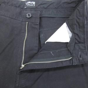 STUSSY ベイカーパンツ ロング丈 32インチ 黒 ブラック /SM20 GY61