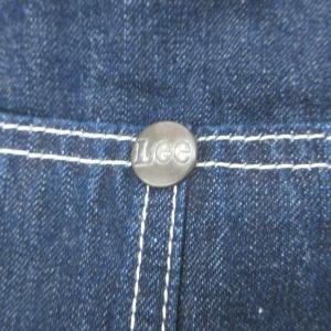 LEE オーバーオール サロペット大きいサイズ 3L インディゴ ボタンフライ  LM4254 /YS39 GY61