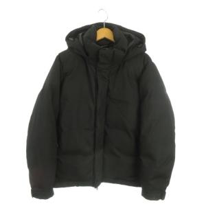 HIGH SPEC URBAN DOWN ダウンジャケット M 黒 ブラック フード付き 無地 長袖 GW322311AD