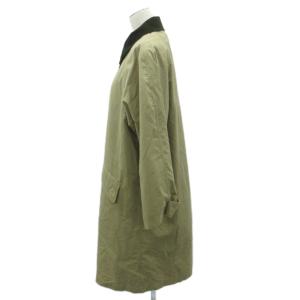 AIGNER ステンカラーコート ロング丈 ライナー付き 36 S ベージュ ダブルジップ /SY10 GY61