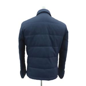 EPOCA UOMO ダウンジャケット ステンカラー ミドル丈 48 M 紺 ネイビー /HO44 GY61
