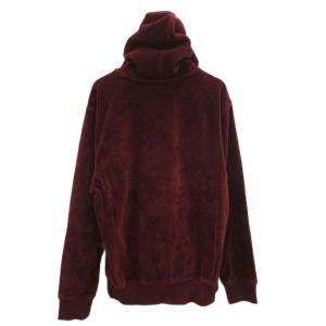 Carhartt パーカー ミドル丈 赤 レッド ベロア /SM20 GY61