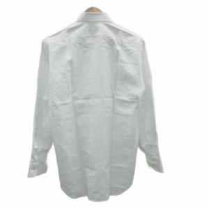 LANVIN Yシャツ ワイシャツ ドレスシャツ 長袖 白 ホワイト /SM47 GY61