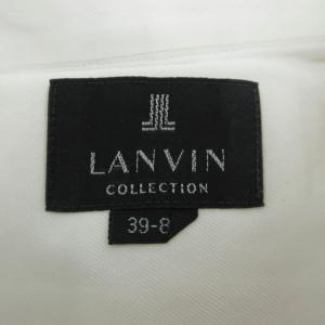 LANVIN Yシャツ ワイシャツ ドレスシャツ 長袖 白 ホワイト /SM47 GY61