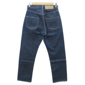 KURO DENIM デニムパンツ ジーンズ インディゴ ボタンフライ ロング丈 /YS39 GY61