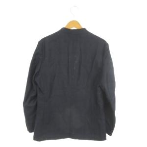 LANVIN COLLECTION ジャケット 上着 46 紺 ネイビー 無地 ノッチドラペル 長袖 /MN22 GY61